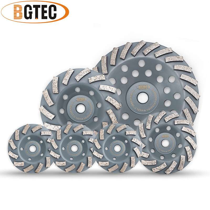 Diamond Grinding Cup Wheel 4-7 in 5/8-11 Marble Concrete Masonry Polishing Plate