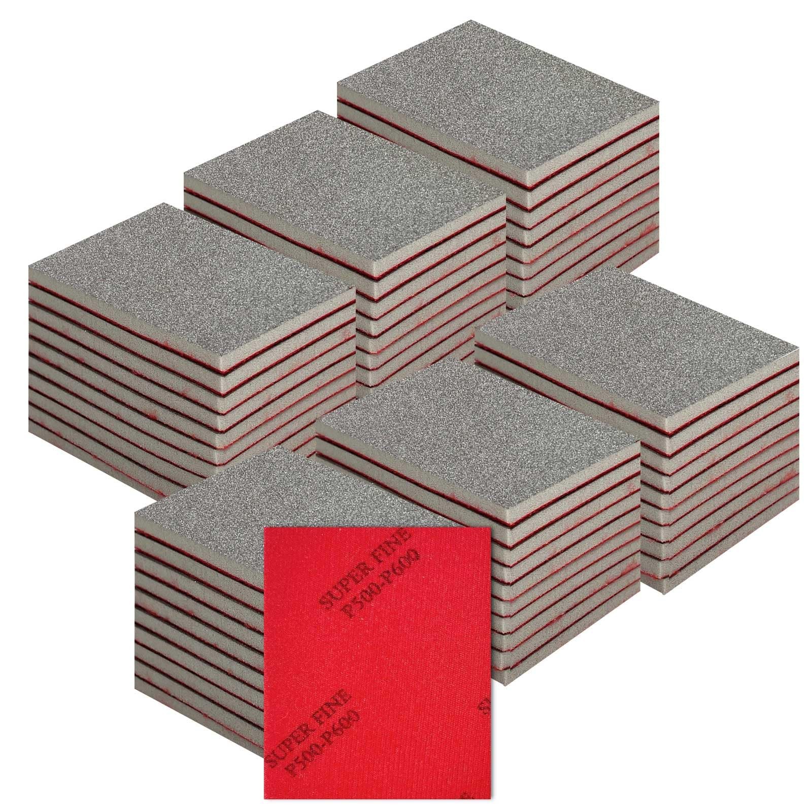 Sanding Sponge Set 60Pcs 500-600 Grit Sanding Block Pads Dry Wet Sanding Spon…