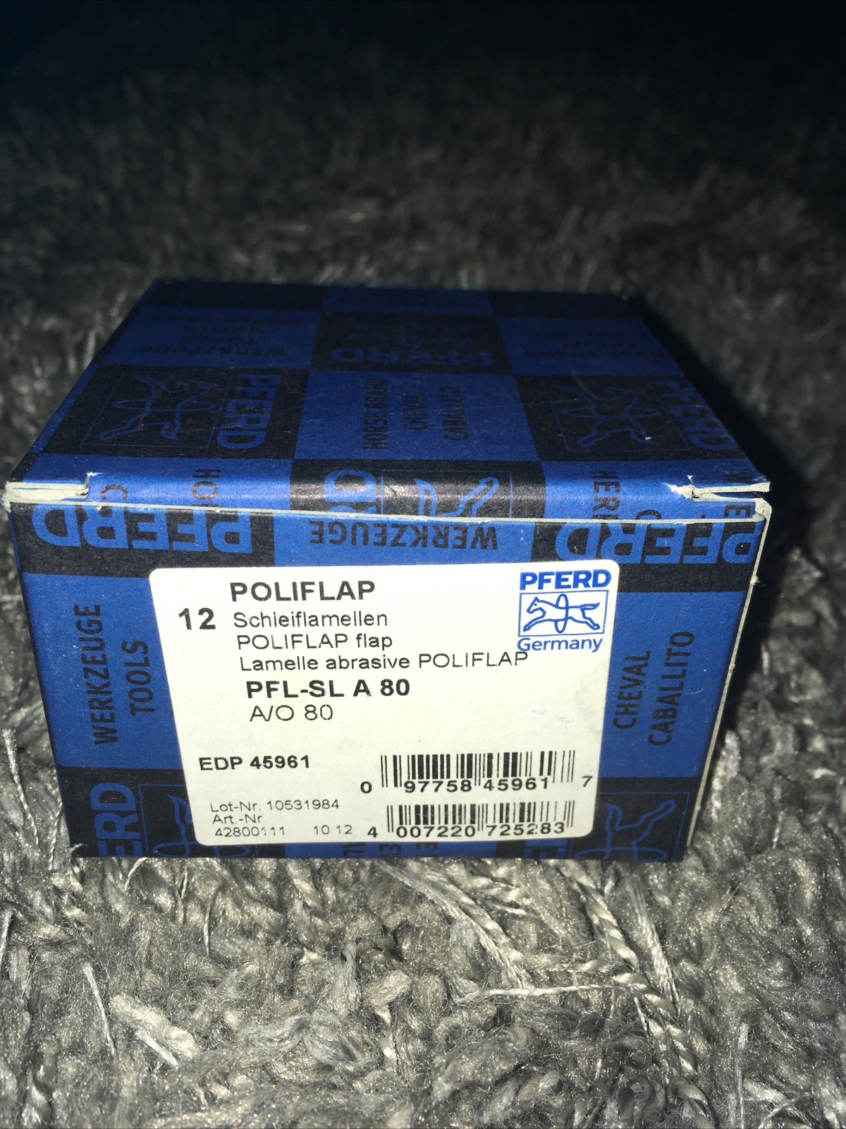 PFERD POLIFLAP flap PFL-SL 75x60mm grit A80 creating surface textures 42800111