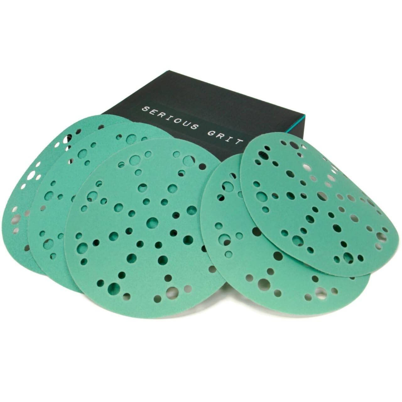 Versatile 6-Inch 49-Hole Sanding Discs with Mixed Grits – Ideal for All Surfaces