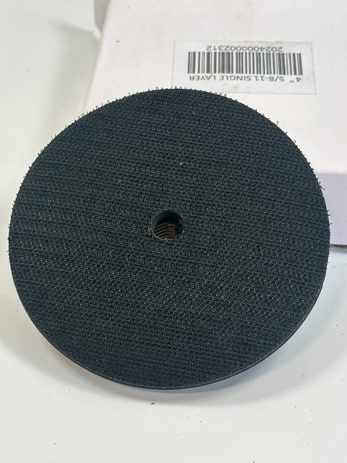 4″ Rubber Backer Pad Hook & Loop 5/8″-11 Thread (LOT OF 3)
