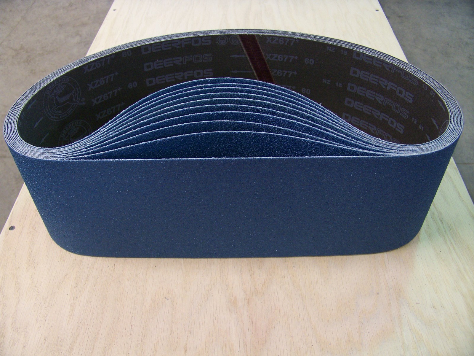 PREMIUM ZIRCONIA, X-WEIGHT SANDING BELTS 6″ X 48″, 2 – PACK, 120-GRIT