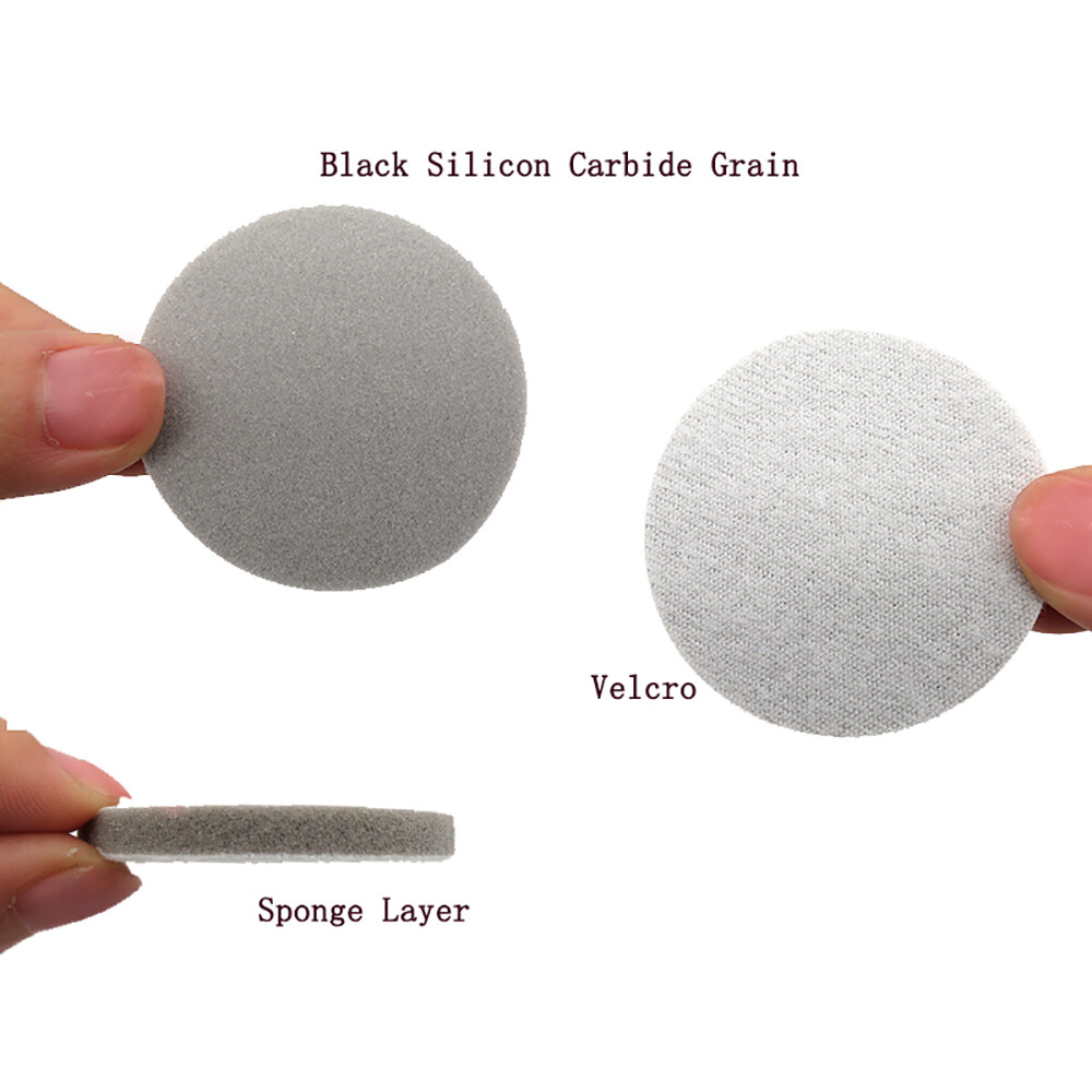 2 Inch（50mm）Hook & Loop Sponge Sandpaper Wet and Dry Sanding Discs 300-3000 Grit