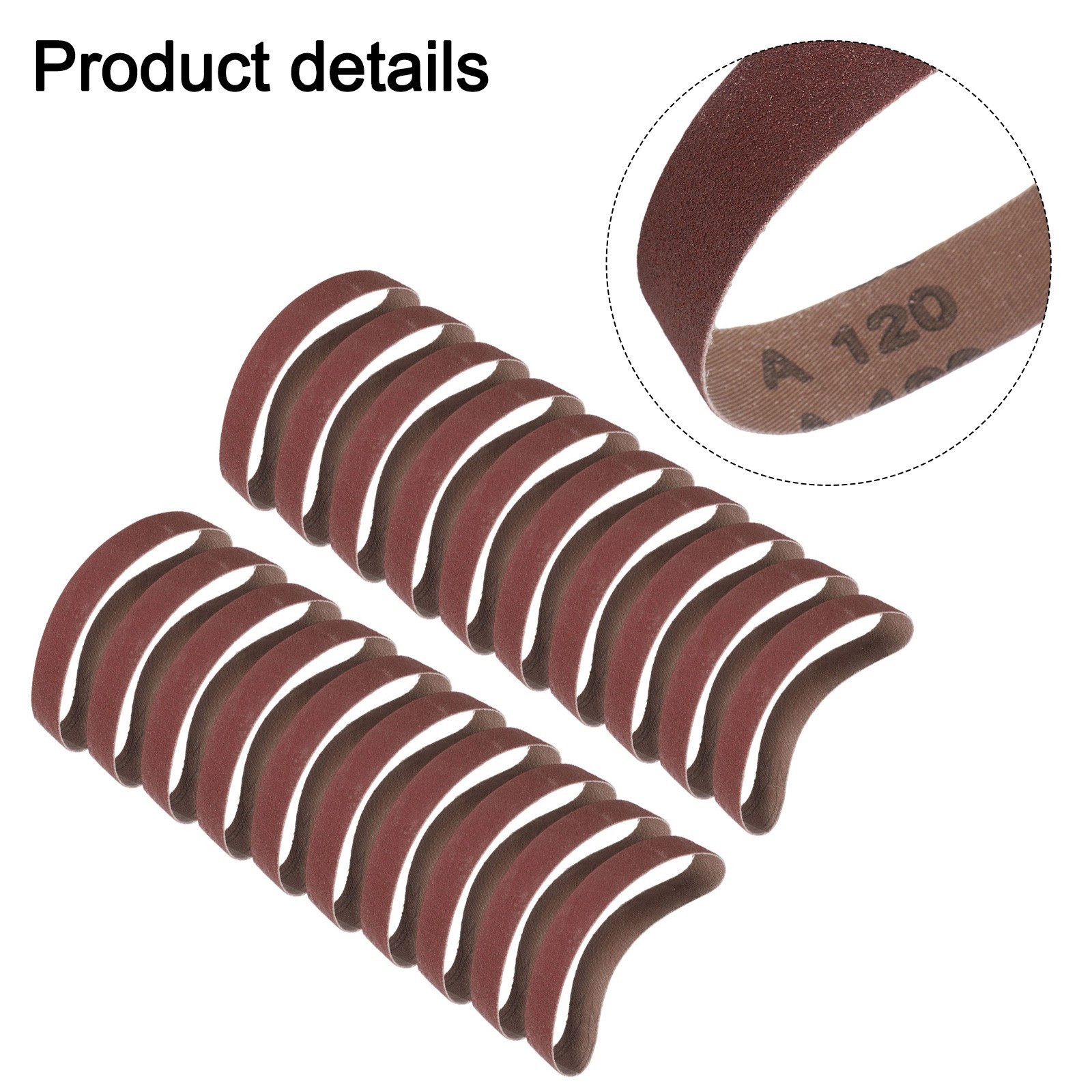 25x330mm Sanding Belts for Small Object Sanding and For polishing Needs