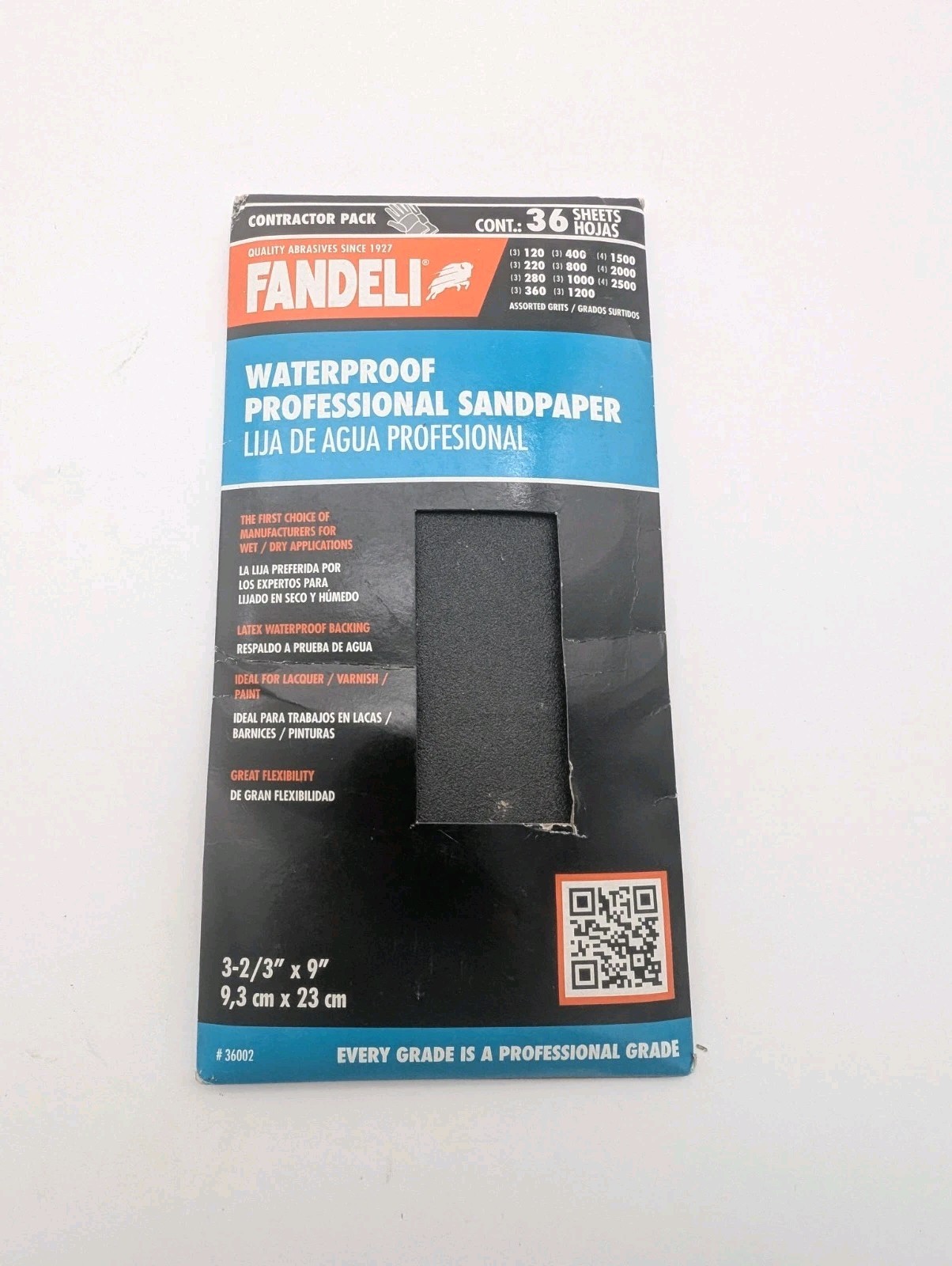 36Pk Waterproof Sandpaper 120-2500 Grit for Car Wood Metal Polishing – US