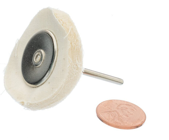 6pc 1.5″ Muslin Polishing Buffing Wheel Buffer Grinder for Dremel Rotary Tool