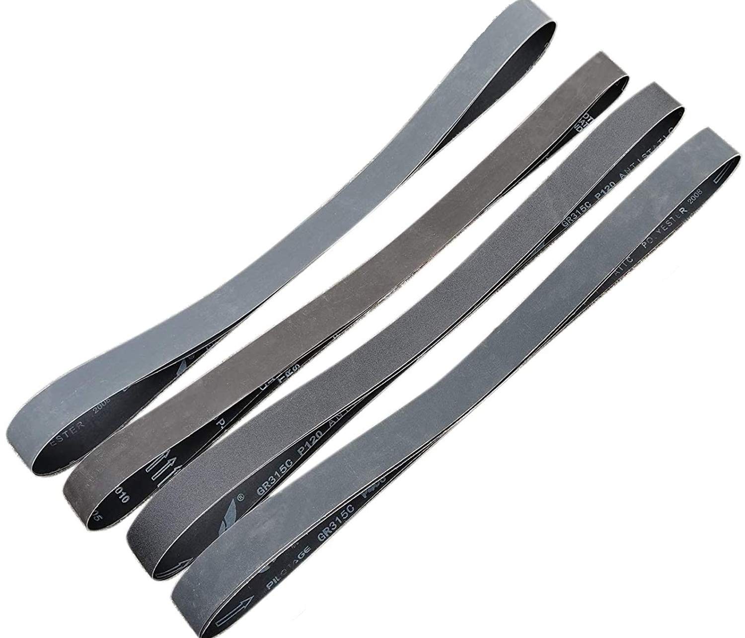 8 Pack 2 x 72 Inch Silicon Carbide Sanding Belts Set- 400 600 800 1000 Grits …