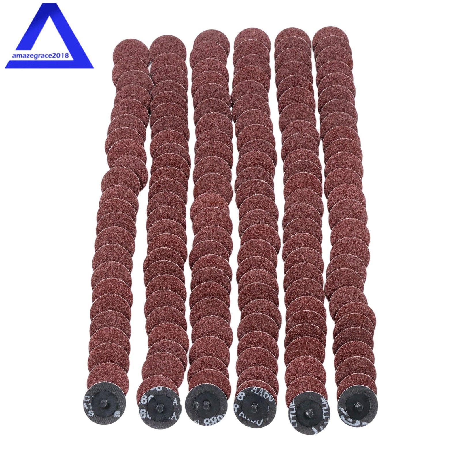 150 PCS 2 Inch Sanding Discs 60 Grit Twist lock Discs Die Grinder for Surface