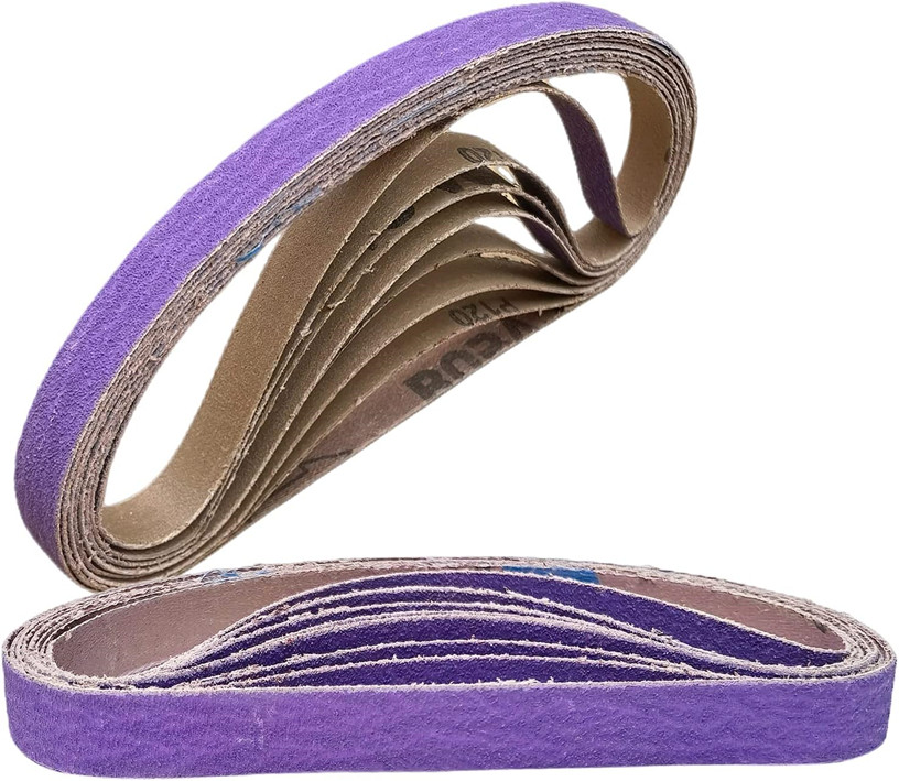 20 PACK 1/2″ x 18″ File Sanding Belt 60 Grit Sander Belts for Metal Polishing