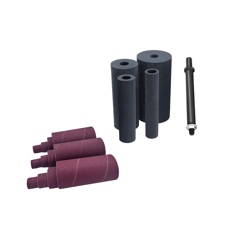 Spindle Sander Drum Kit Including Sanding Cylinder, Sanding Drum (OD 3/4″, 1″…