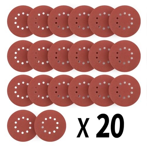 20 Pack 9 Inch 10 Hole 100 Grit Hook & Loop Sanding 9 inch 10 hole-100 Grit