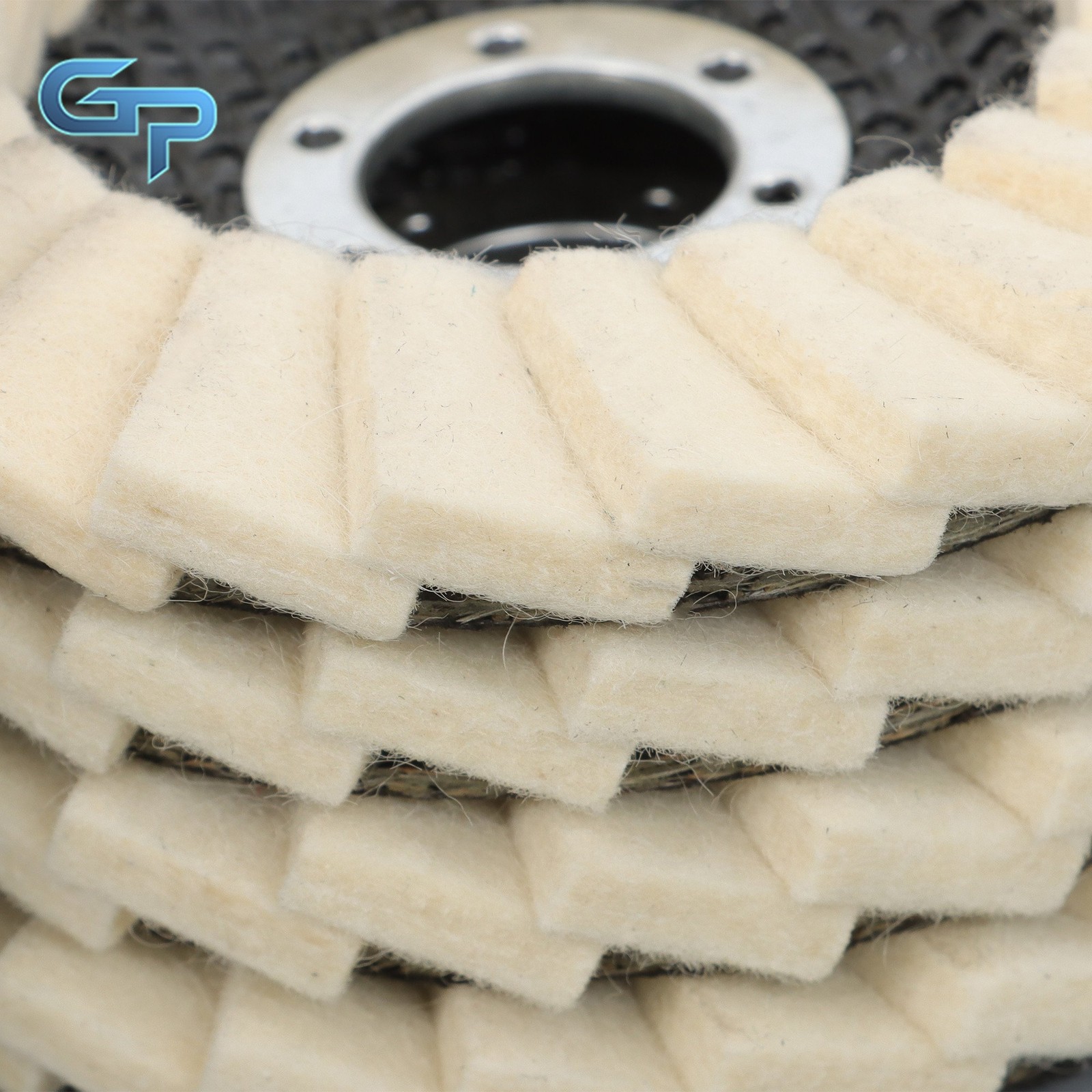 8 Pcs Wool Polishing Wheel Disc Set w/ Buffing Wheel and Compound 4-1/2 X 7/8″