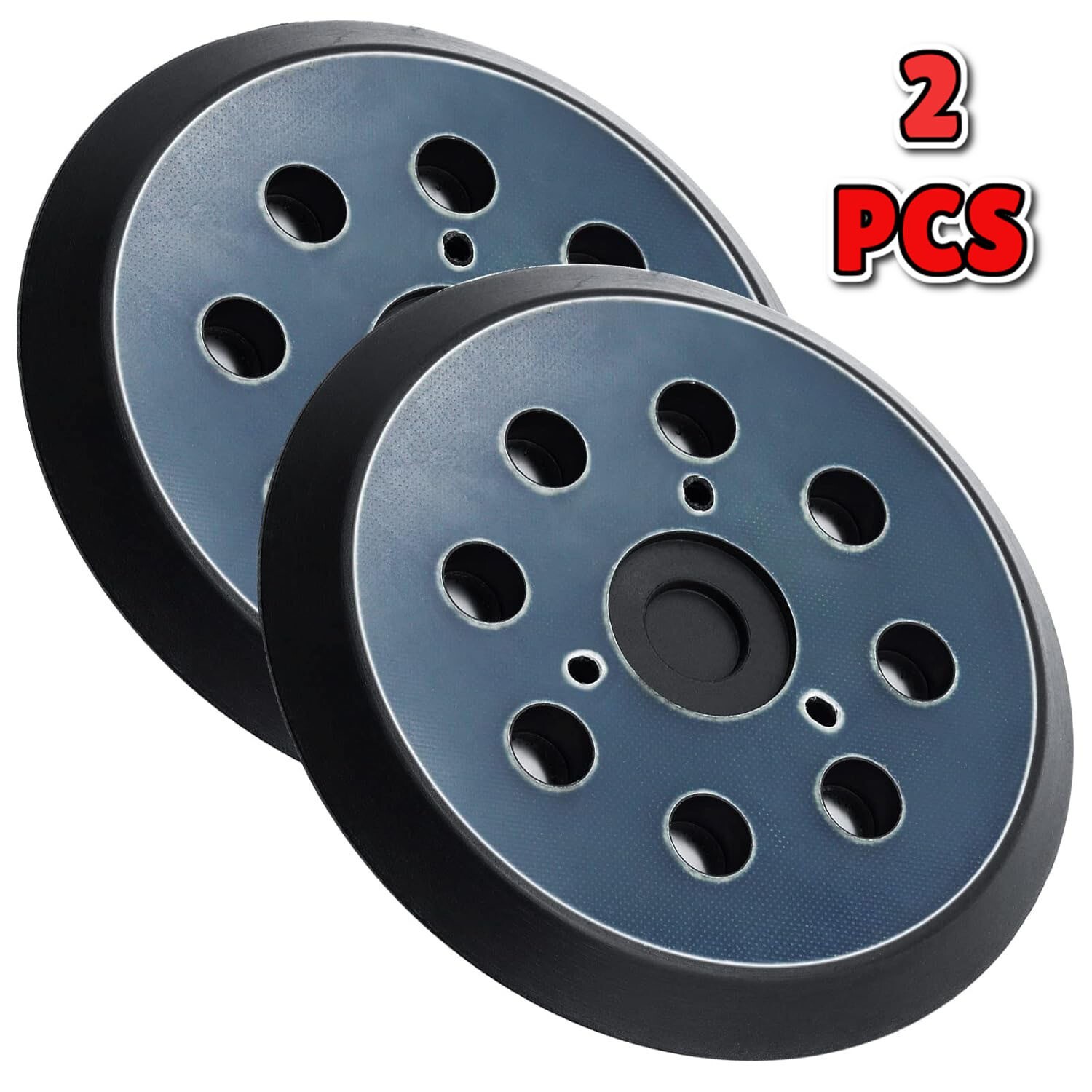 2Pcs 5″ Sander Pad for DeWalt Makita Hook & Loop Orbital Sander Replacement