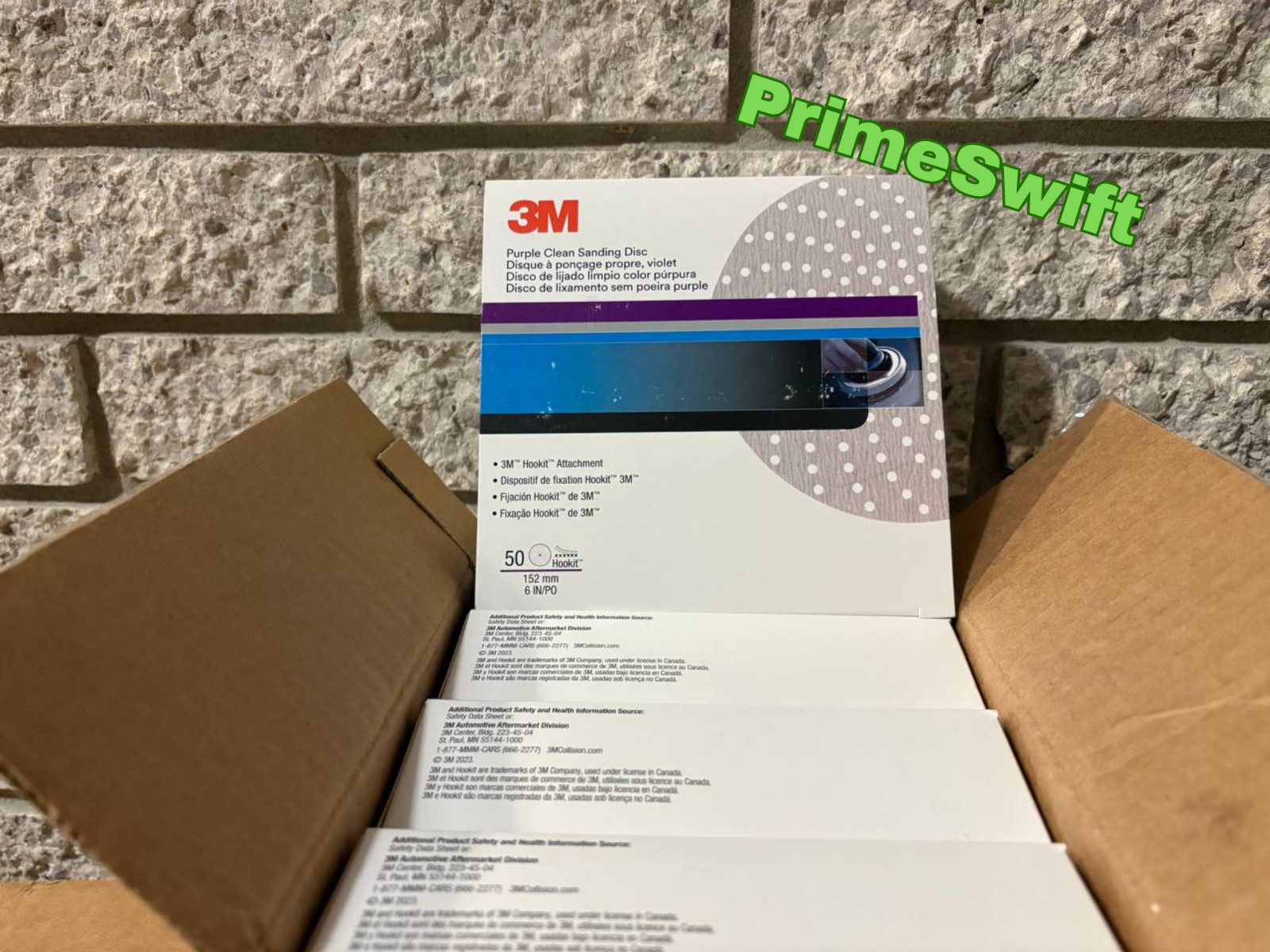 3M Purple Clean Sanding Disc 6″ Hookit 152mm – 4 Boxes (200 Discs) – Pro Grade