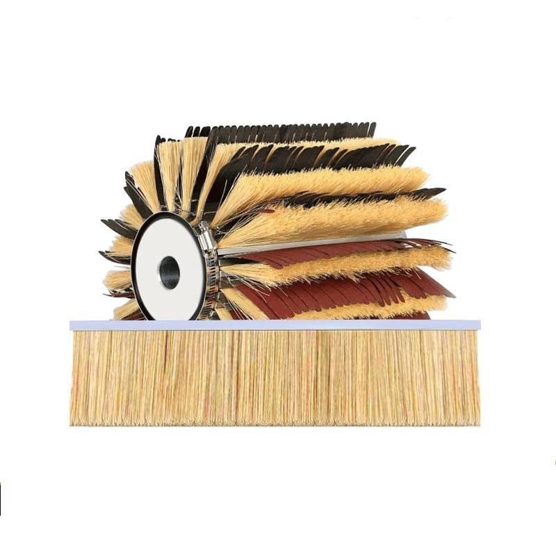 1Pcs 200mm Sandpaper Wire Sisal Polishing Wheel Woodworking Strip Buffing Part