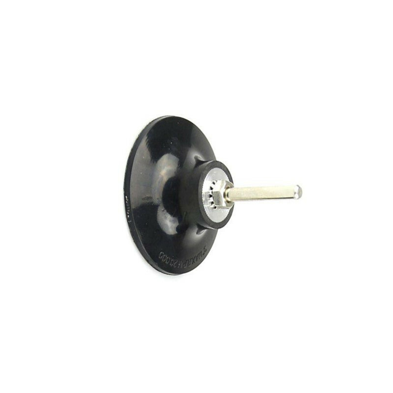 1Piece Optional 1″ 2″ 3″ Back-up Pad for Roloc Sanding Disc 6mm shaft Changeable