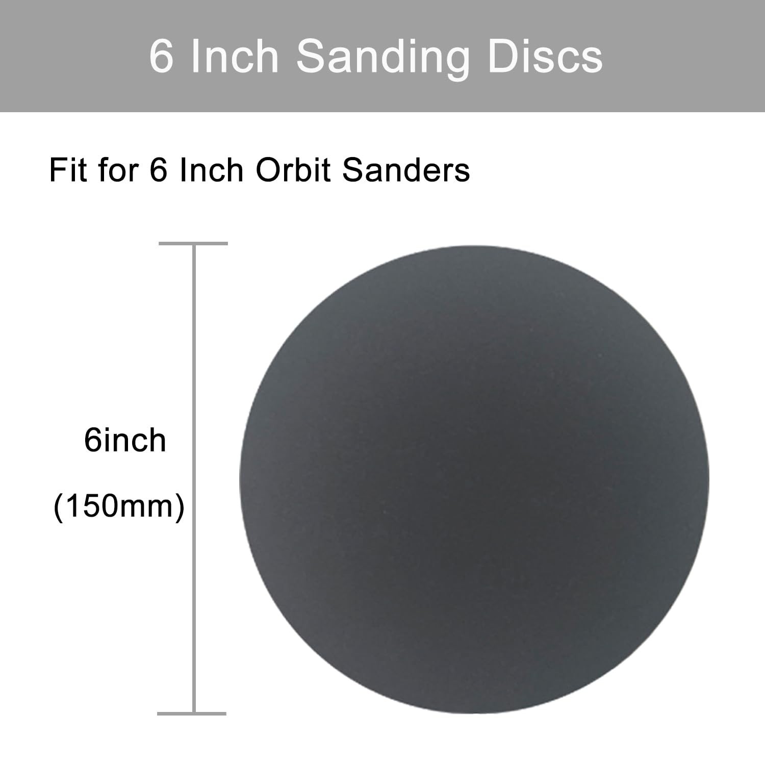 50 Pcs 6″ Wet Dry Sanding Discs Assorted Grits 1000-5000 for Orbital Sander