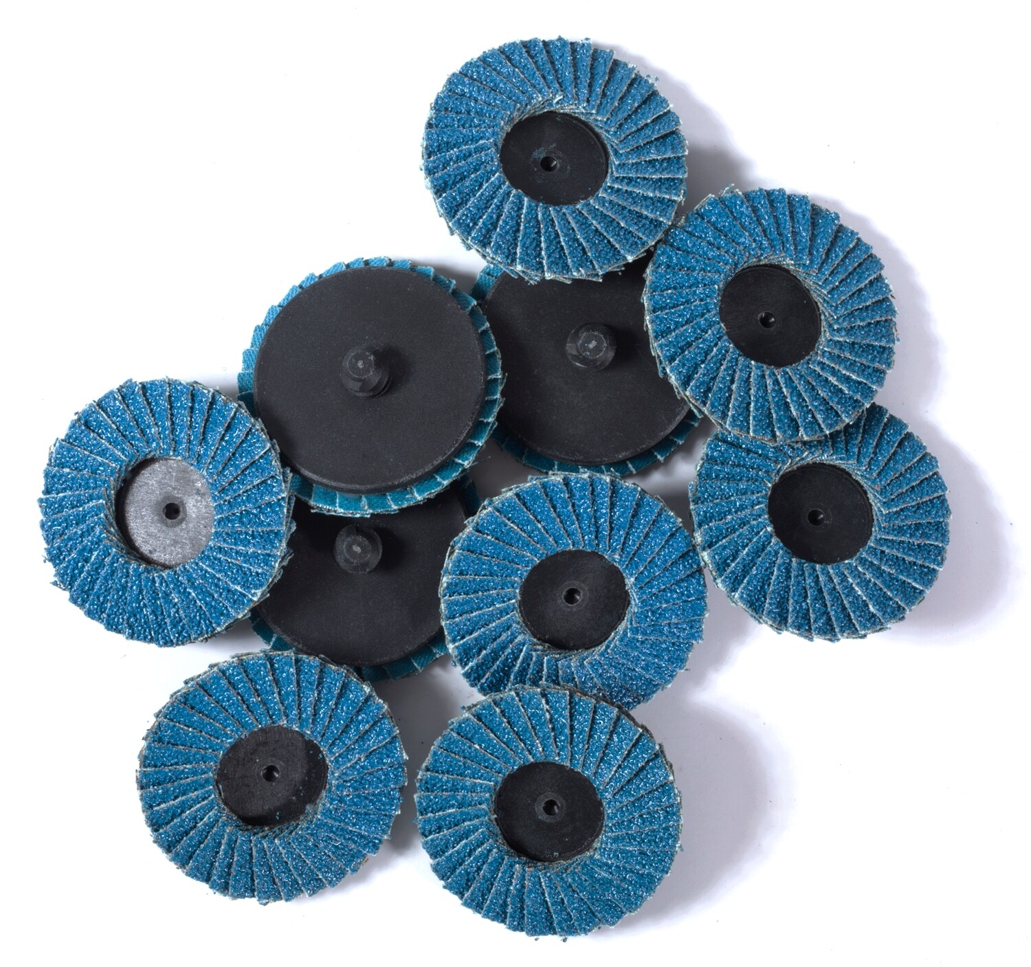 2 inch Blue ZA Flap Discs 40 Grit R-Type Roll Lock Sanding Grinding Discs Wheels