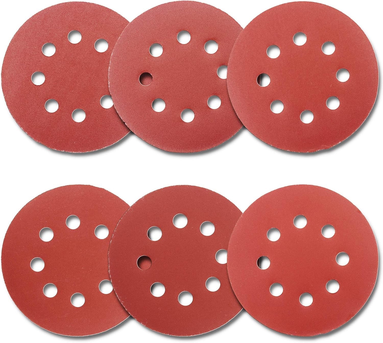 60-Piece Multi-Grade Sanding Discs for Versatile Surface Refinement