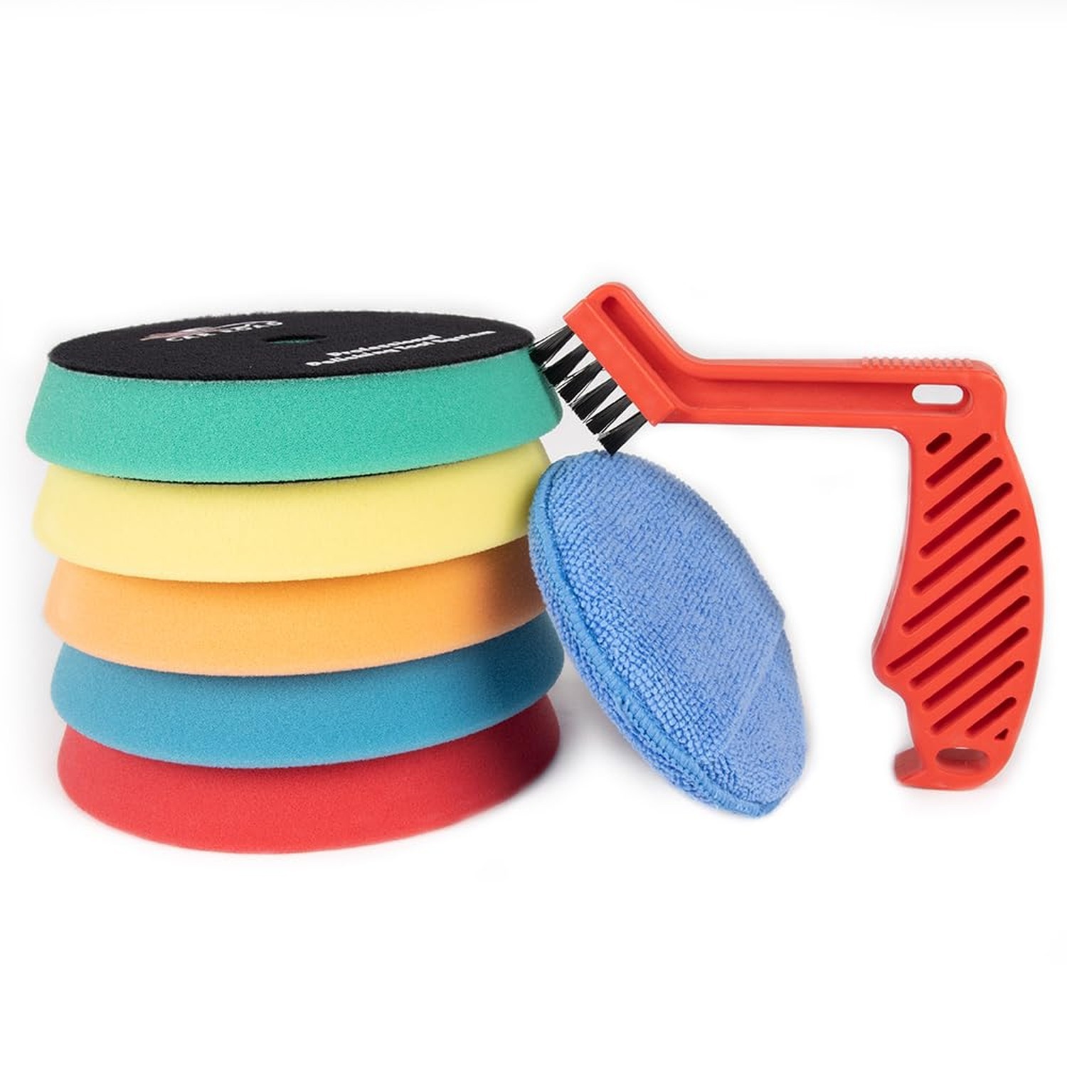 CARROAD 7pc 6.5 Inch Buffing Pads Kit – Heavy Cut to Finishing Foam & Wool Pa…
