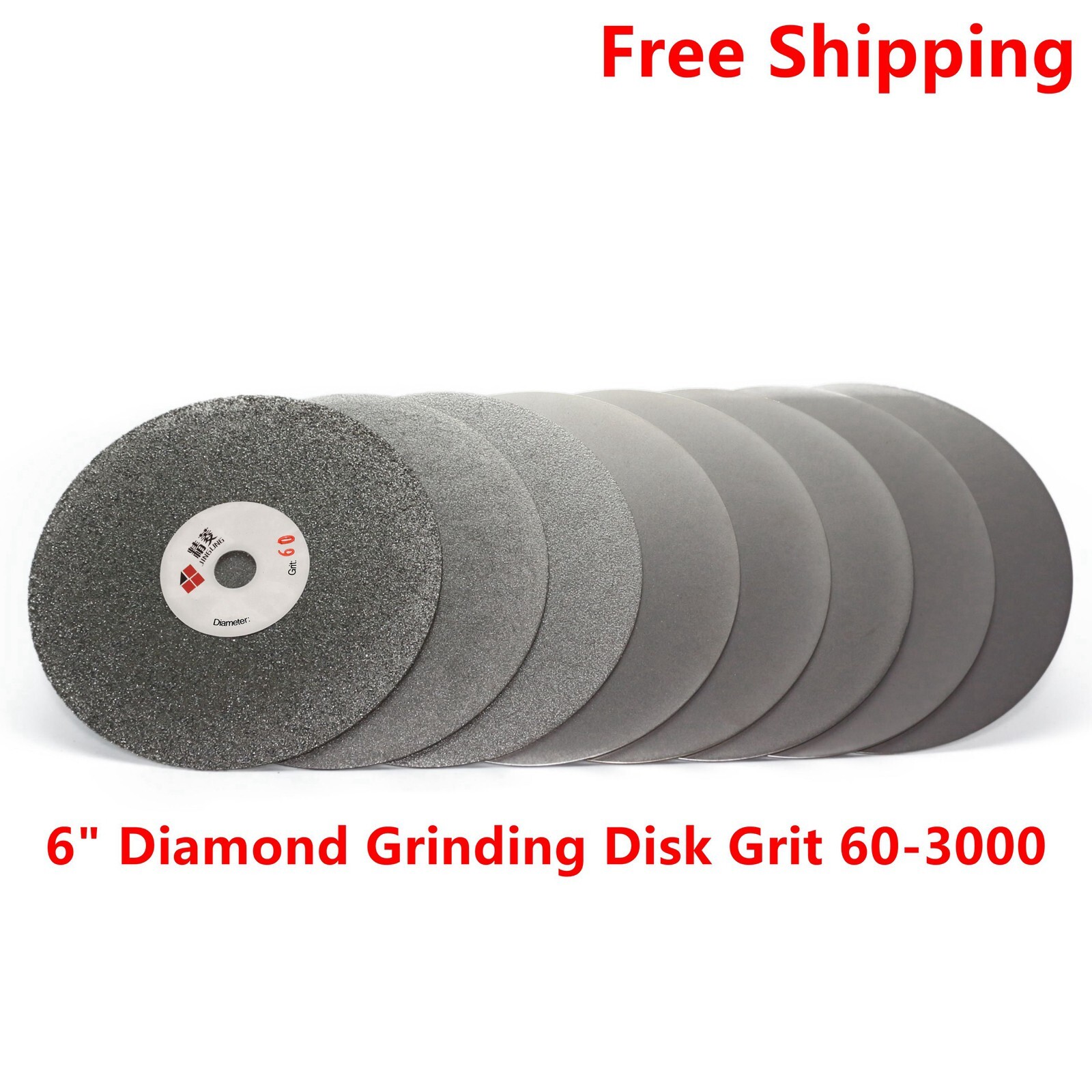 6″ inch Diamond Grinding Disc Grit 1200 Fine Coated Flat Lap Disk Abrasive Wheel