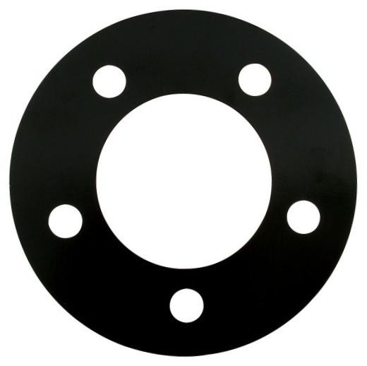 Wheel Spacer, 5 x 5.00 in Bolt Pattern, 1/8 in Thick, Steel, 1/8in 1 Pack