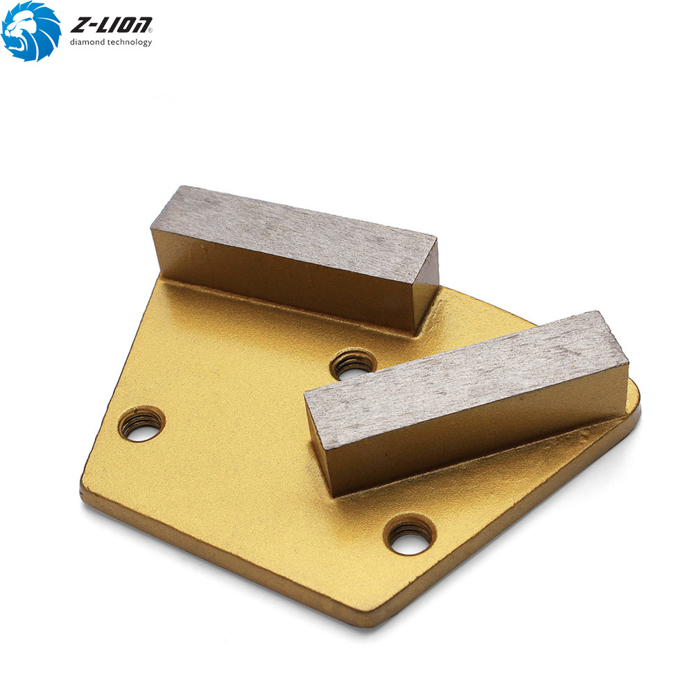 3PCS Floor Diamond Grinding Pads Grinding Disc Trapezoid Concrete Tool Grit 400