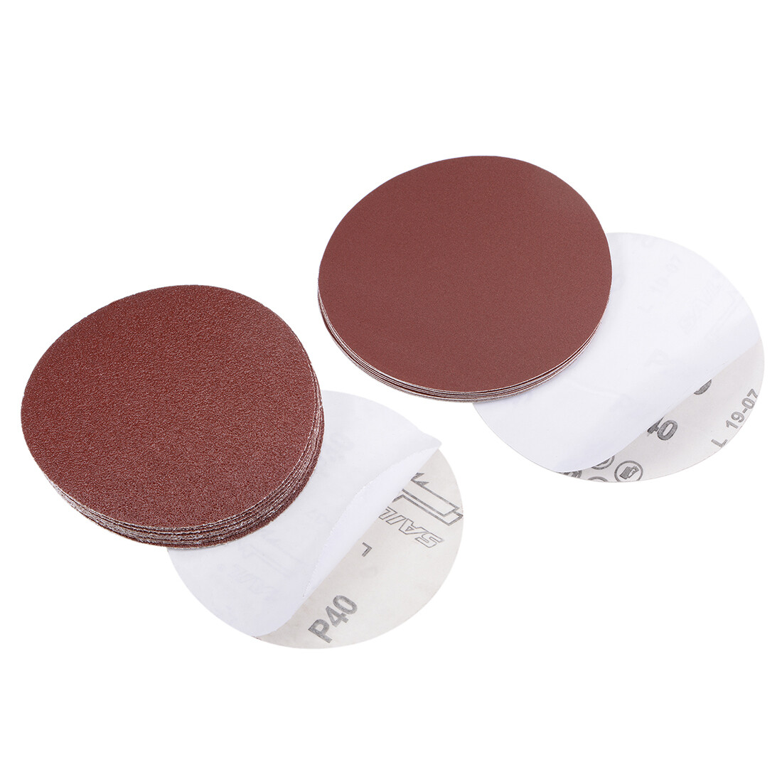 10pcs 5″ PSA Sanding Disc Adhesive Back Sandpapers Aluminum Oxide 40-2000 Grit