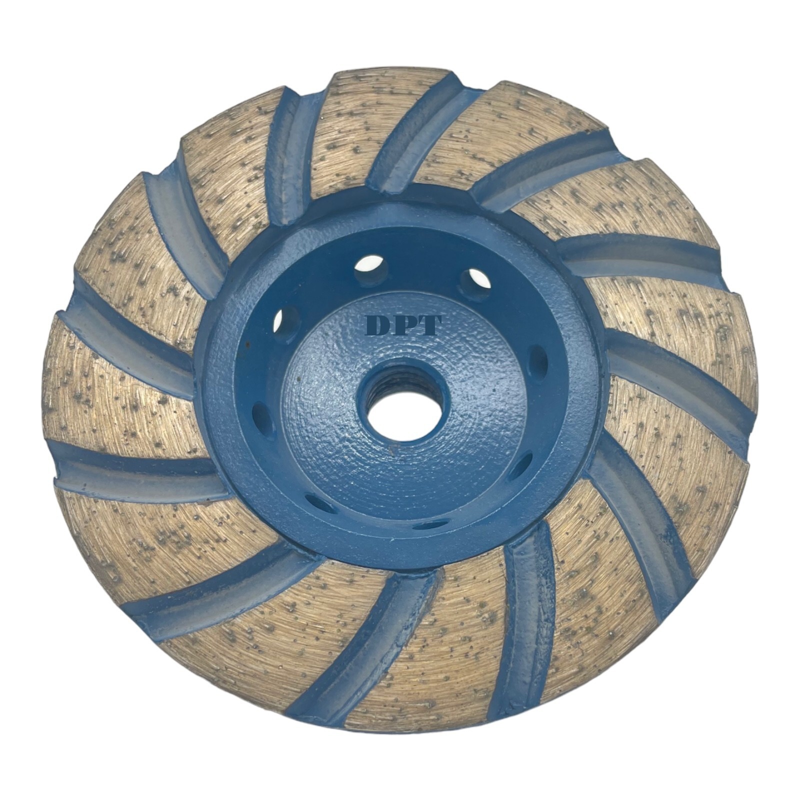 4 Inch Concrete Turbo Diamond Grinding Cup Wheel for Angle Grinder 5/8″ Thread