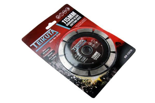 SEGMENTED DIAMOND BLADE 115 x 22.2mm B8104