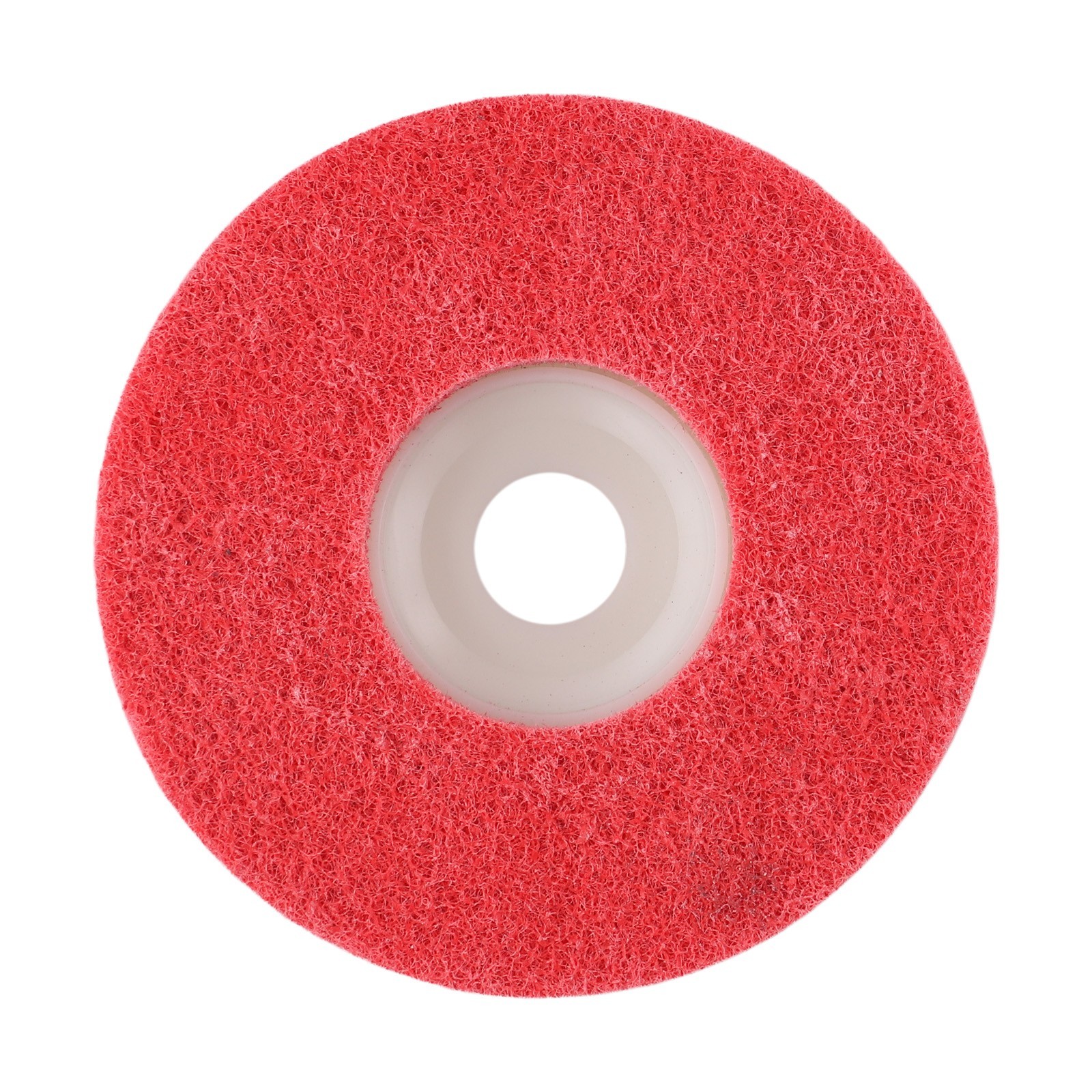 4Inch Red Nylon Fiber Polishing Wheel Flap Discs Abrasive Disc Metal Polishing