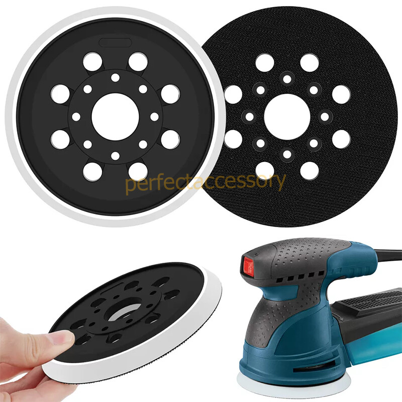 1/2/5Pc 5″ Hook&Loop Sander Pad For Bosch GEX12V GEX12V-5N GEX18V-5N GEX18V-5B15