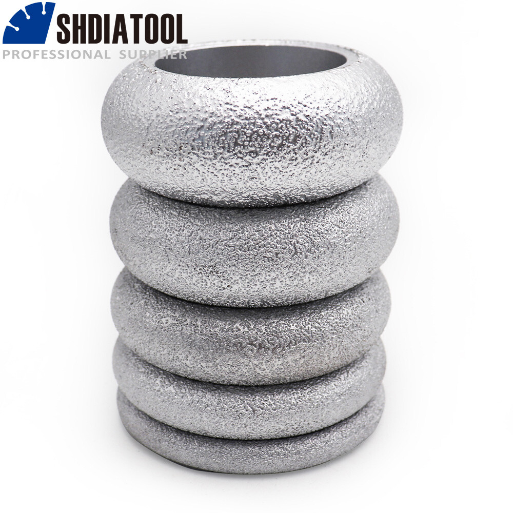 Dia 3 inche Vacuum Brazed Diamond Convex Wheel Profile grinding wheel Dry or Wet