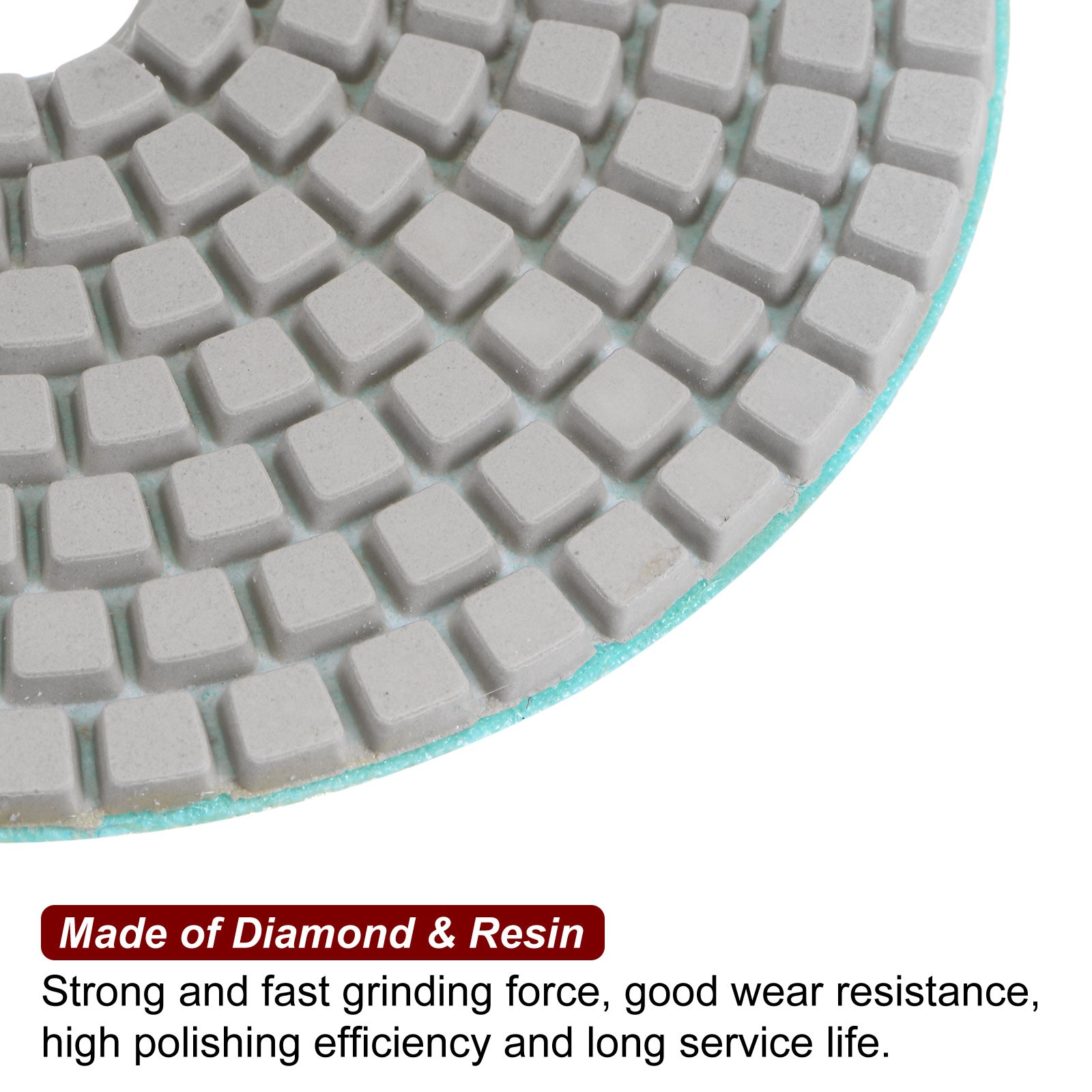 5pcs 4″ Grit 6000 Diamond Polishing Pad Wet/Dry for Stone Concrete Marble Quartz