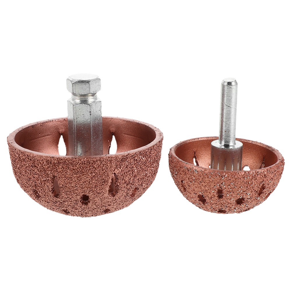 2 Pcs Tungsten Steel Alloy Buffing Wheels for Car Tire Repair Grinding Tool