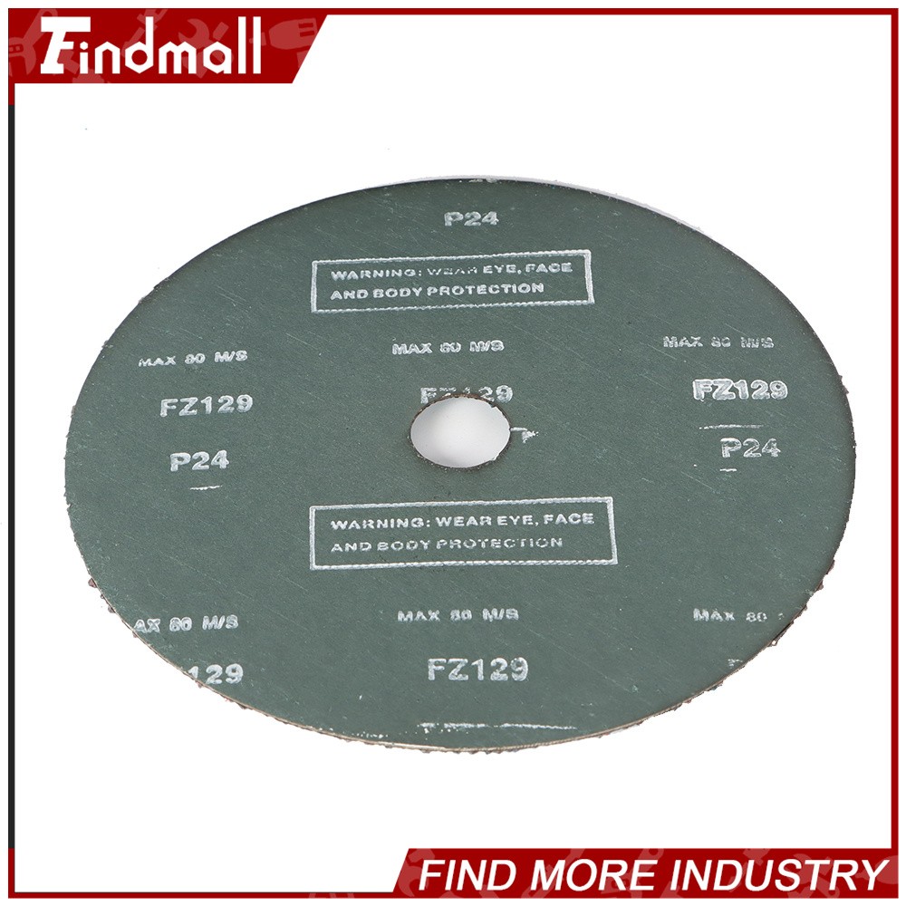 Findmall 25Pcs 24 Grit & 36 Grit Zirconia Resin Fiber Grinding And Sanding Discs