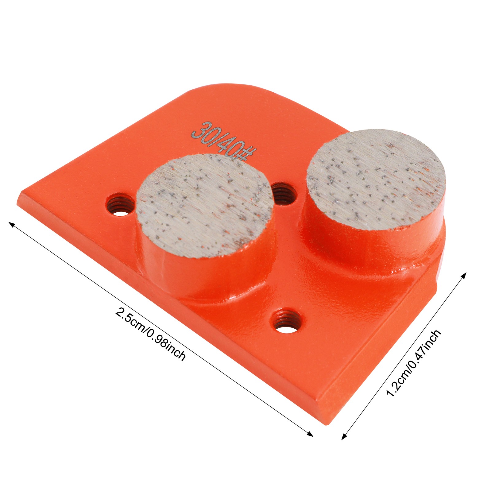 9 Pack Trapezoid Grinding Disc Hard Bond for Concrete Lavina Grinder #30/40 Grit
