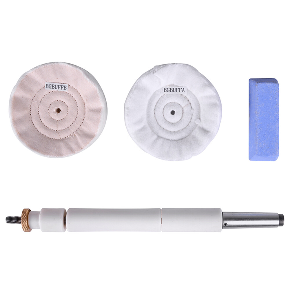 2 Step Lathe Buffing System, 2 Wheel Bufffing Mandrel, MT2 Mounts