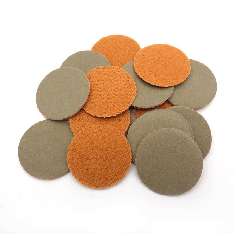 1-Inch Mini Flocking Disc Sandpaper 60-10000 Grit Hook And Loop Diameter 25mm