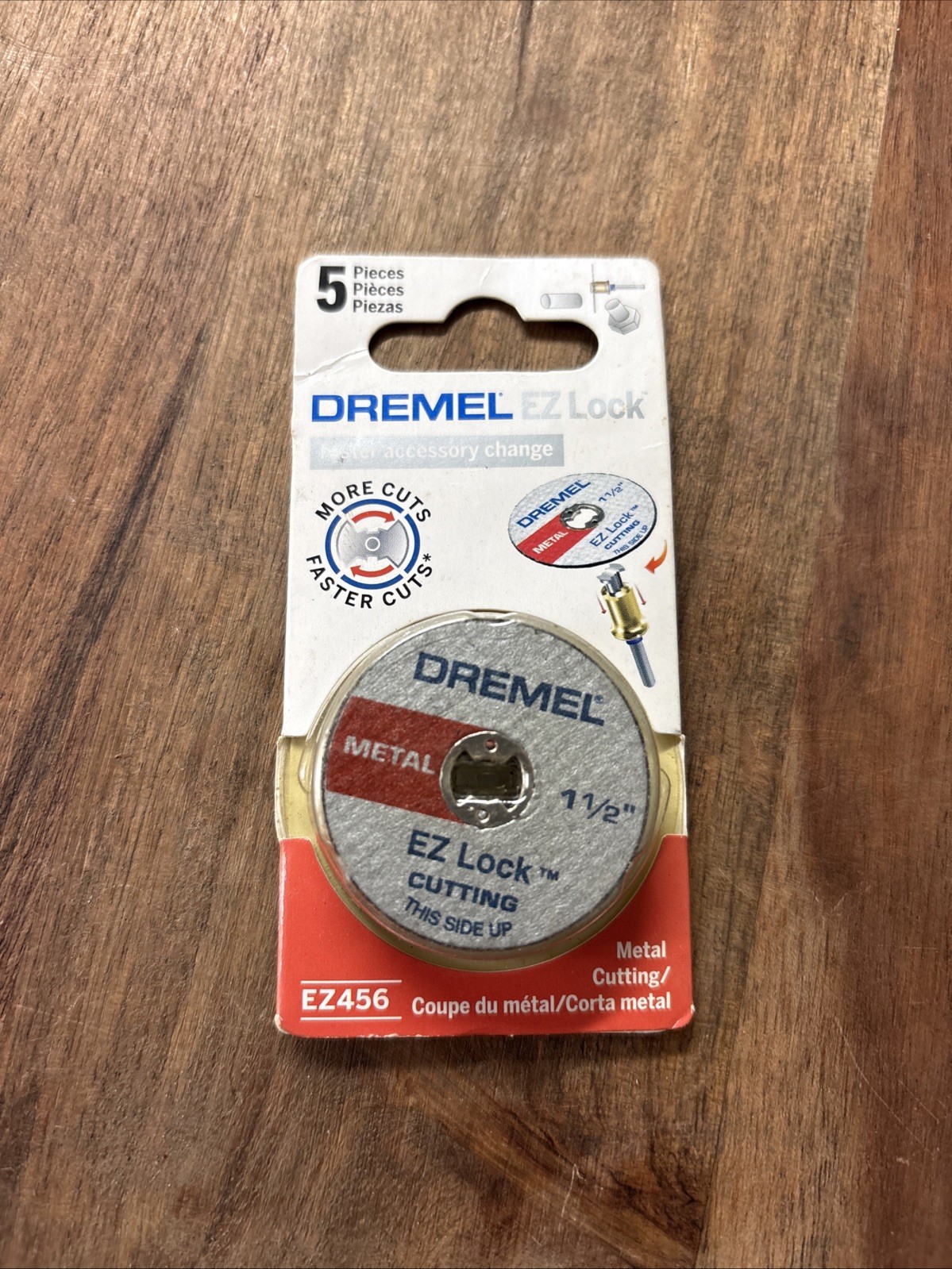 DREMEL METAL CUTTING CUT OFF WHEEL EZ456 EZ LOCK CUTTING 1 1/2″ **5 PIECES**