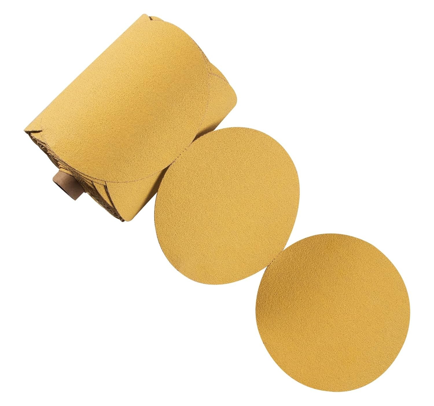 6″ Inch 80/180/220 Grit 100Pcs DA Sanding Disc PSA Sandpaper Roll -Sticky Back