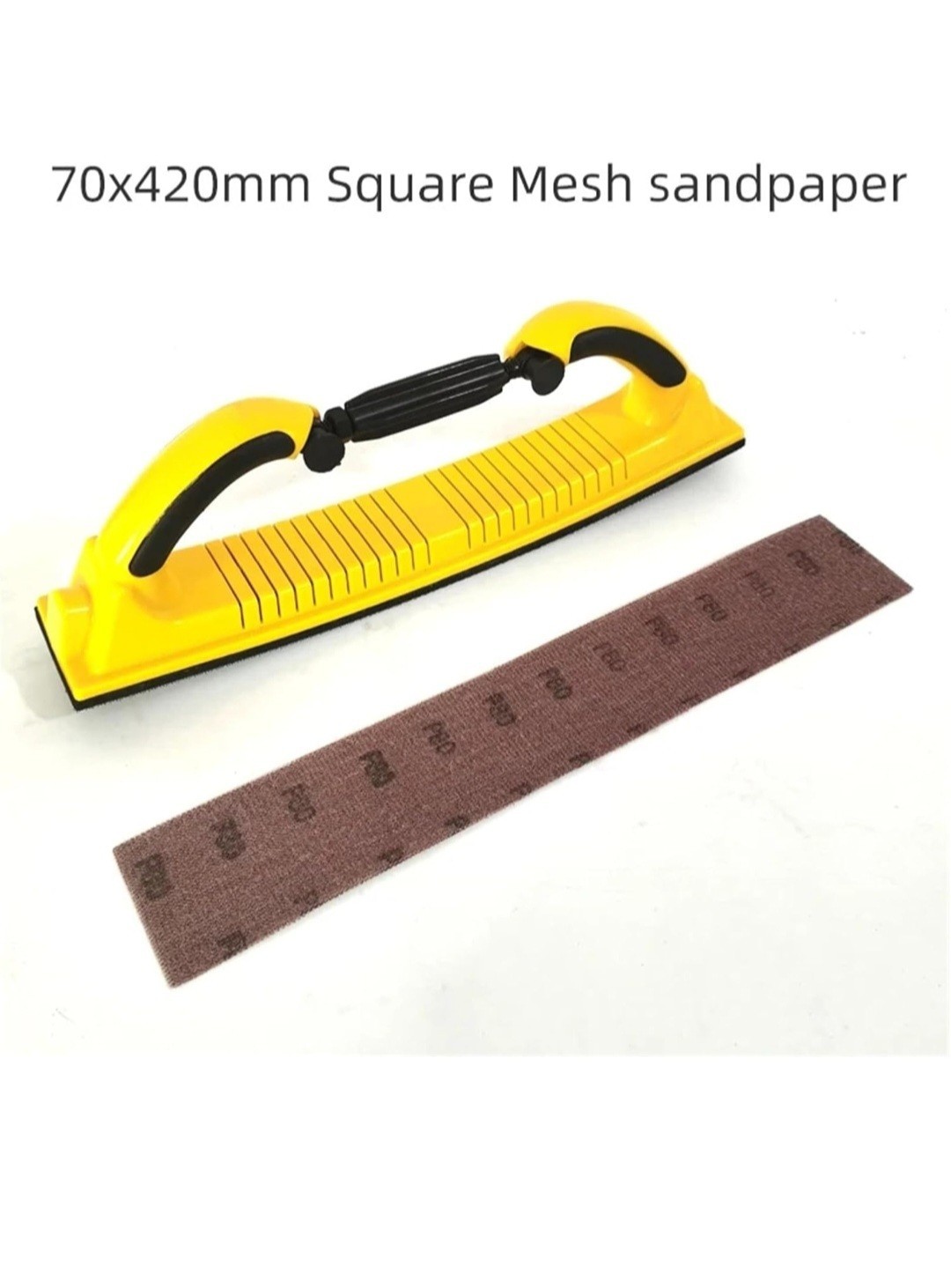 (36Pcs) 80 Grit 70/420mm Rectangle Mesh Abrasive Dry Grinding Sandpaper