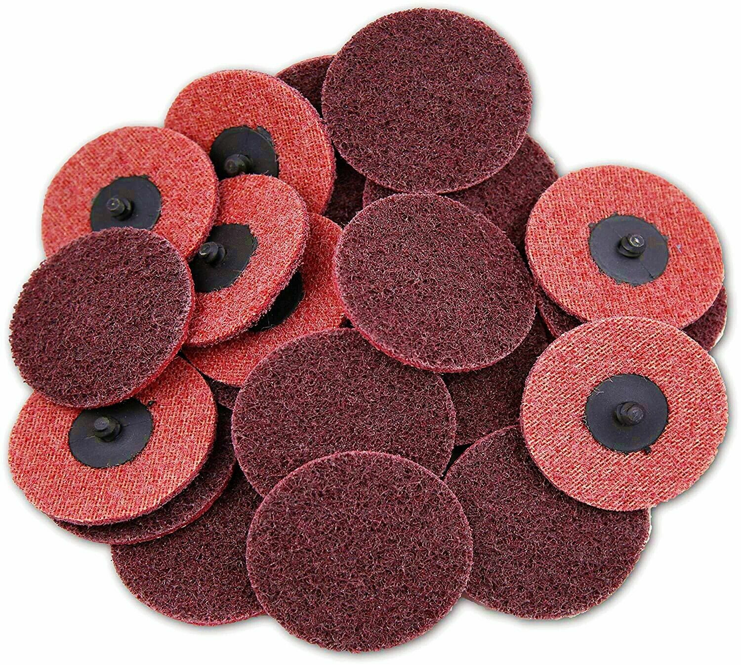 25PCS 3 in Surface Conditioning Roll Lock Grinding Sanding Discs for Die Grinder
