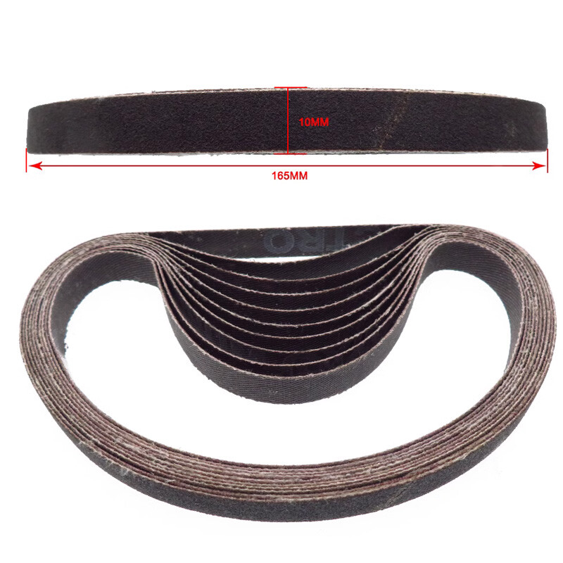 10x330mm Abrasive Sanding Belts For Belt Sander Metal Grinding Sandpaper 60~240#