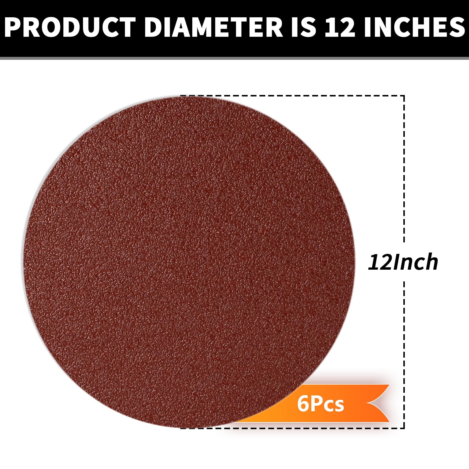 Leopard Twin-60 Grit 12 inches PSA Self Adhesive Stickyback Sanding Discs.Pre…
