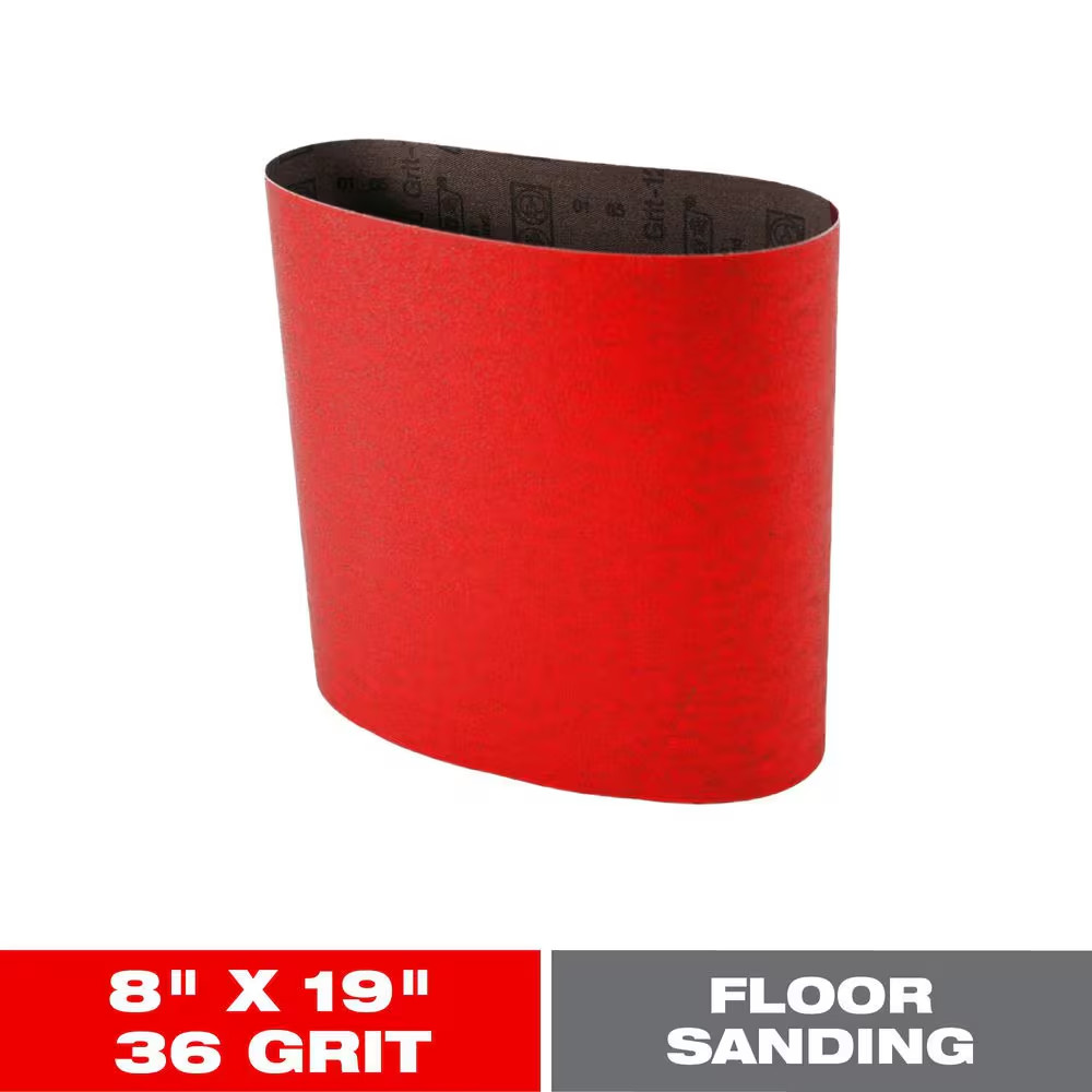 8 In. X 19 In. 36-Grit Sanding Belt for EZ-8 Sanders