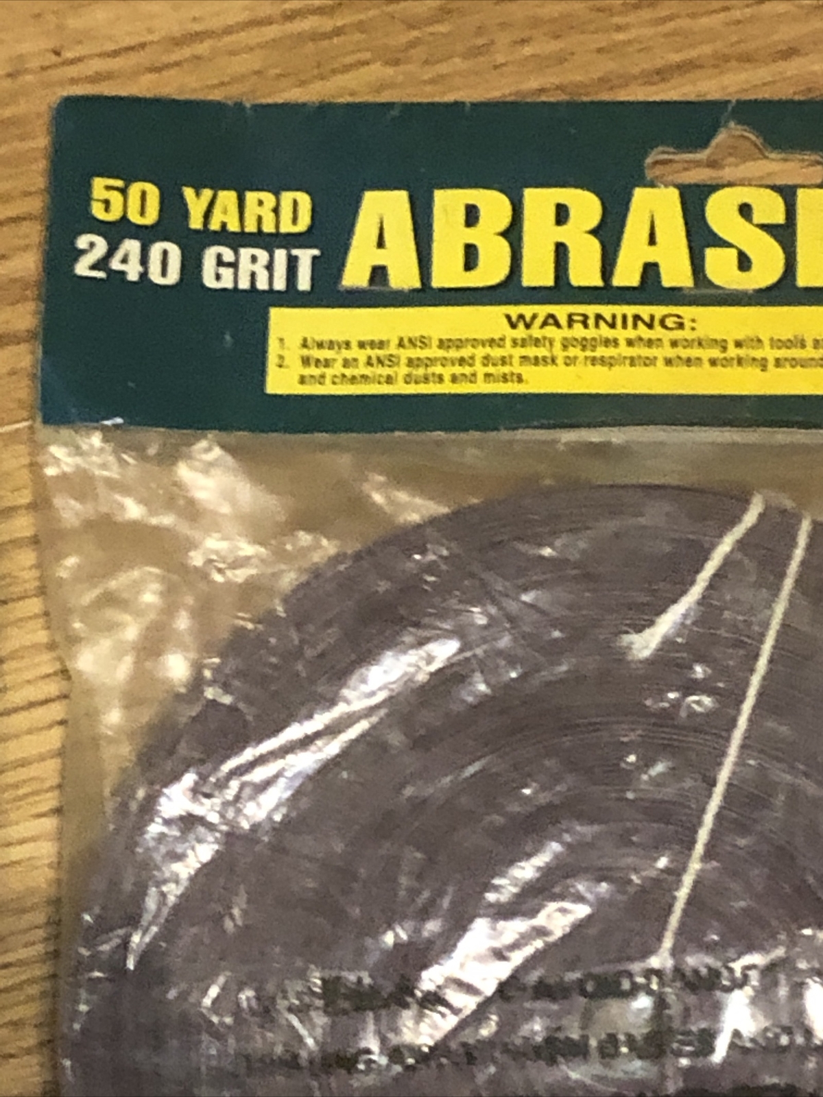Abrasive Roll 50 Yards 240 grit brown alum ozide cloth backing 1 inch 2c2