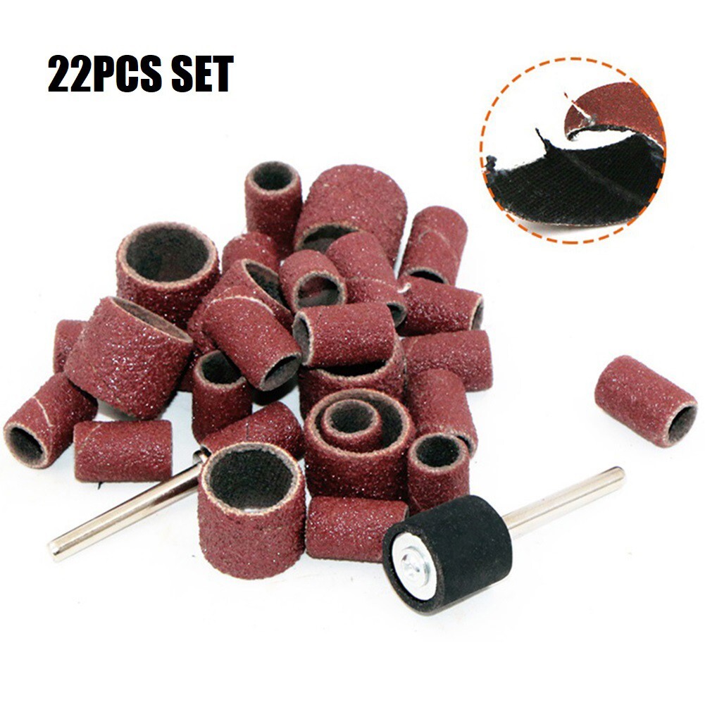 Power Tool Sanding Drum Kit Extension Rod Workshop Equipment 2 Size Accessories