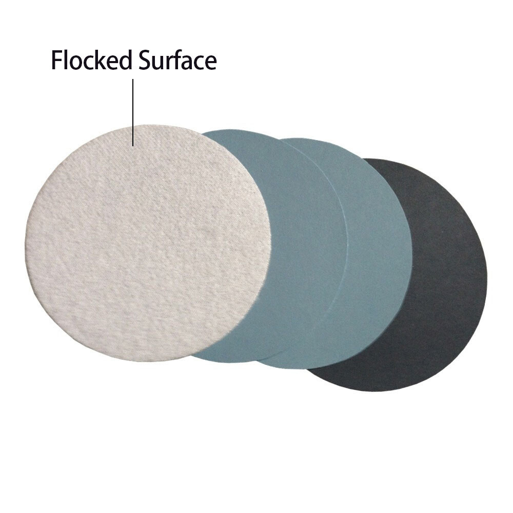 1-Inch Mini Flocking Disc Sandpaper 60-10000 Grit Hook And Loop Diameter 25mm