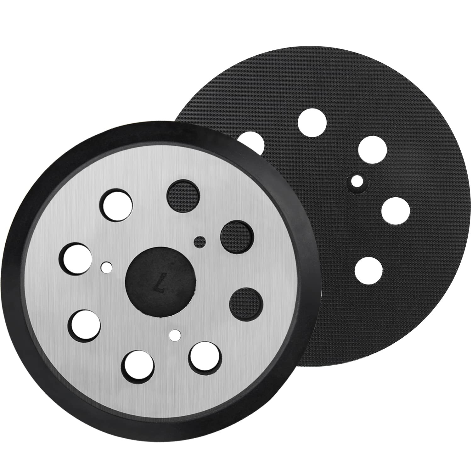 2Pack Replacement Sander Pad 5″ 8-Hole Hook Loop Orbital Sanding Replacement Pad